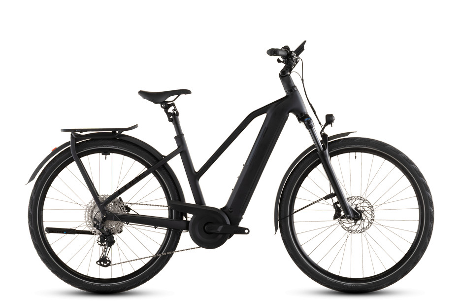 Cube Kathmandu Hybrid Pro 800 coal'n'black női túratrekking e-bike