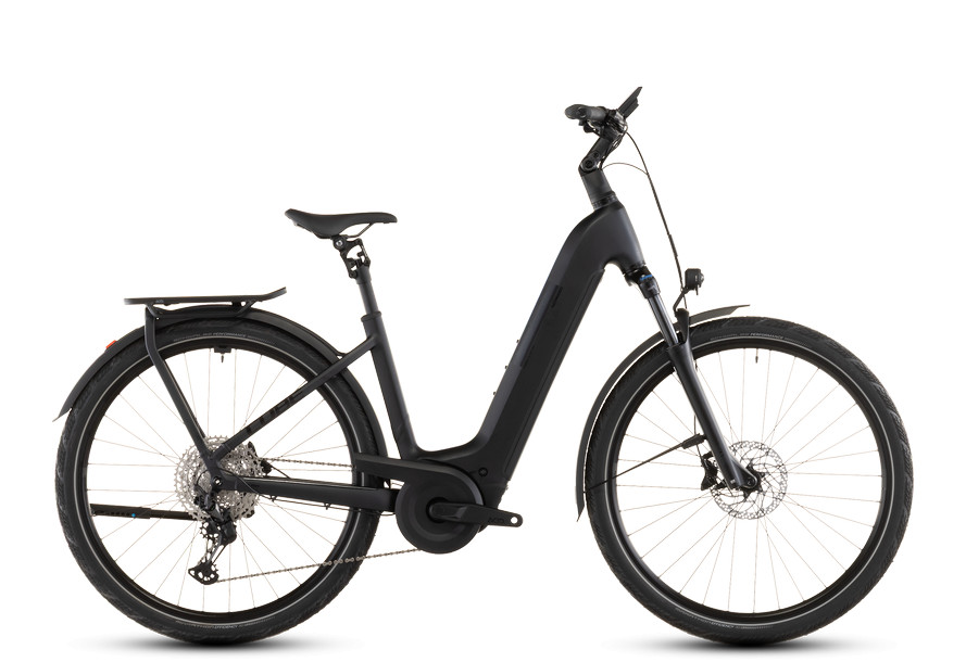 Cube Kathmandu Hybrid Pro 800 coal'n'black Easy Entry túratrekking e-bike