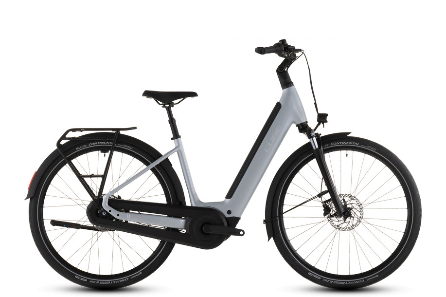 Cube Supreme Hybrid Comfort ONE 600 foggrey'n'reflex Easy Entry city e-bike