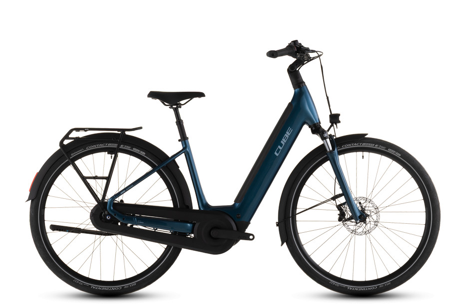 Cube Supreme RT Hybrid Comfort EX 600 nautica'n'prism Easy Entry city e-bike