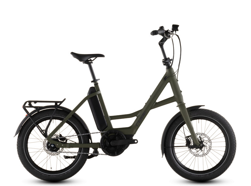 Cube Compact Hybrid Comfort 545 reedgreen'n'reflex city e-bike